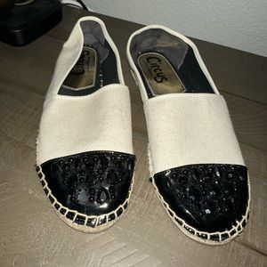8.5 Circus Sam Edelmam espadrilles used once only like new